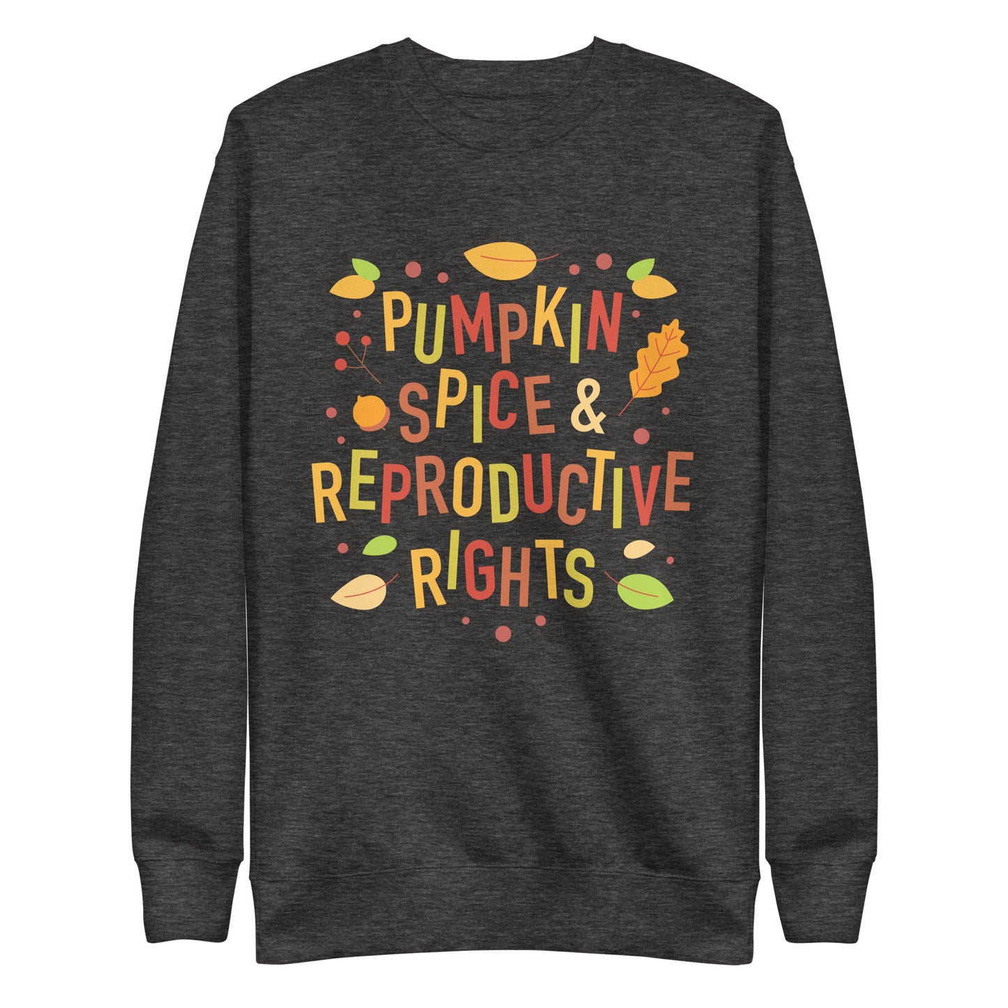 Pumpkin Spice and Reproductive Rights Feminist Unisex Premium Sweatshirt