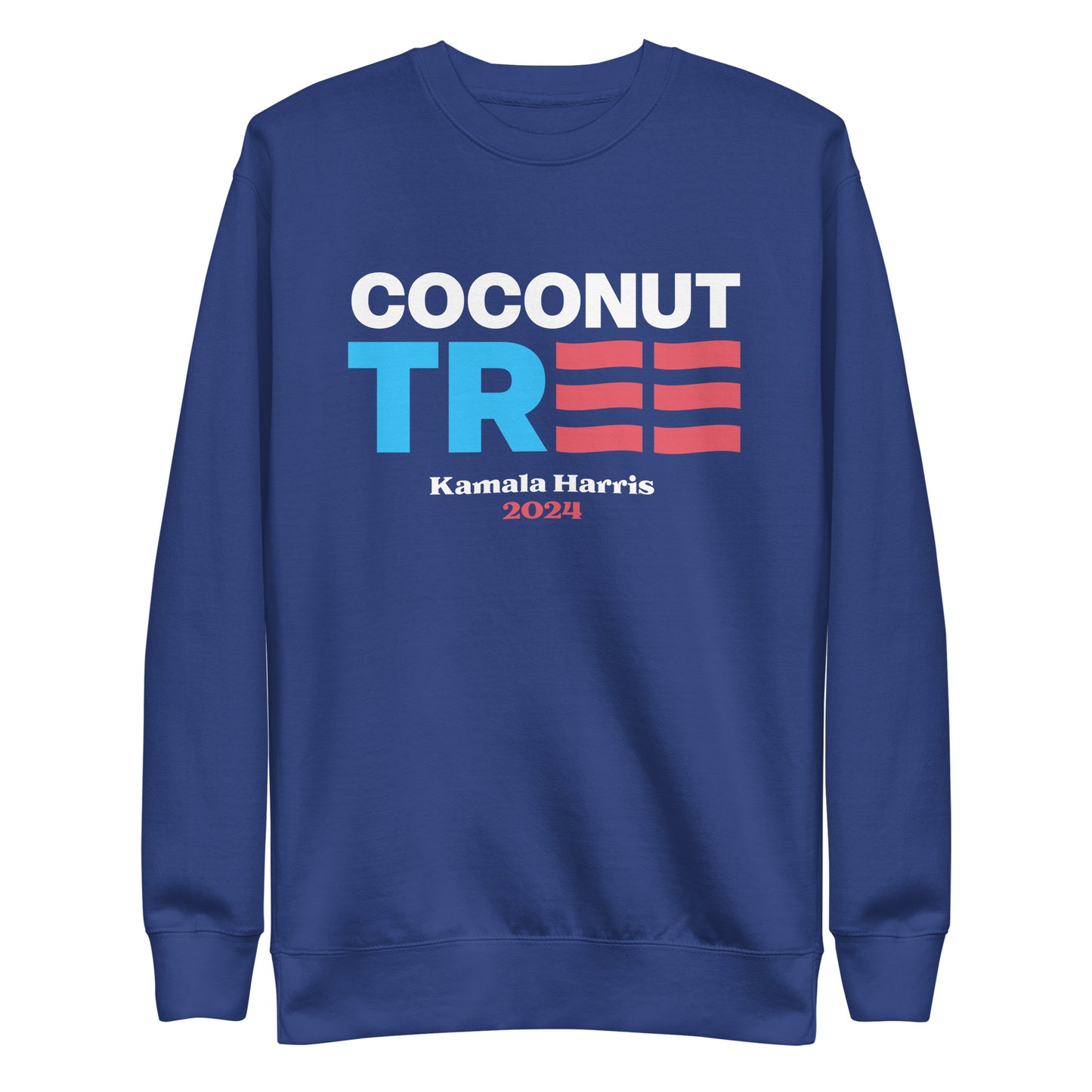 Coconut Tree Kamala Harris 2024 Unisex Premium Sweatshirt