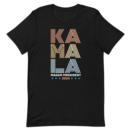 Retro KAMALA Harris Madam President 2024 Unisex T-shirt