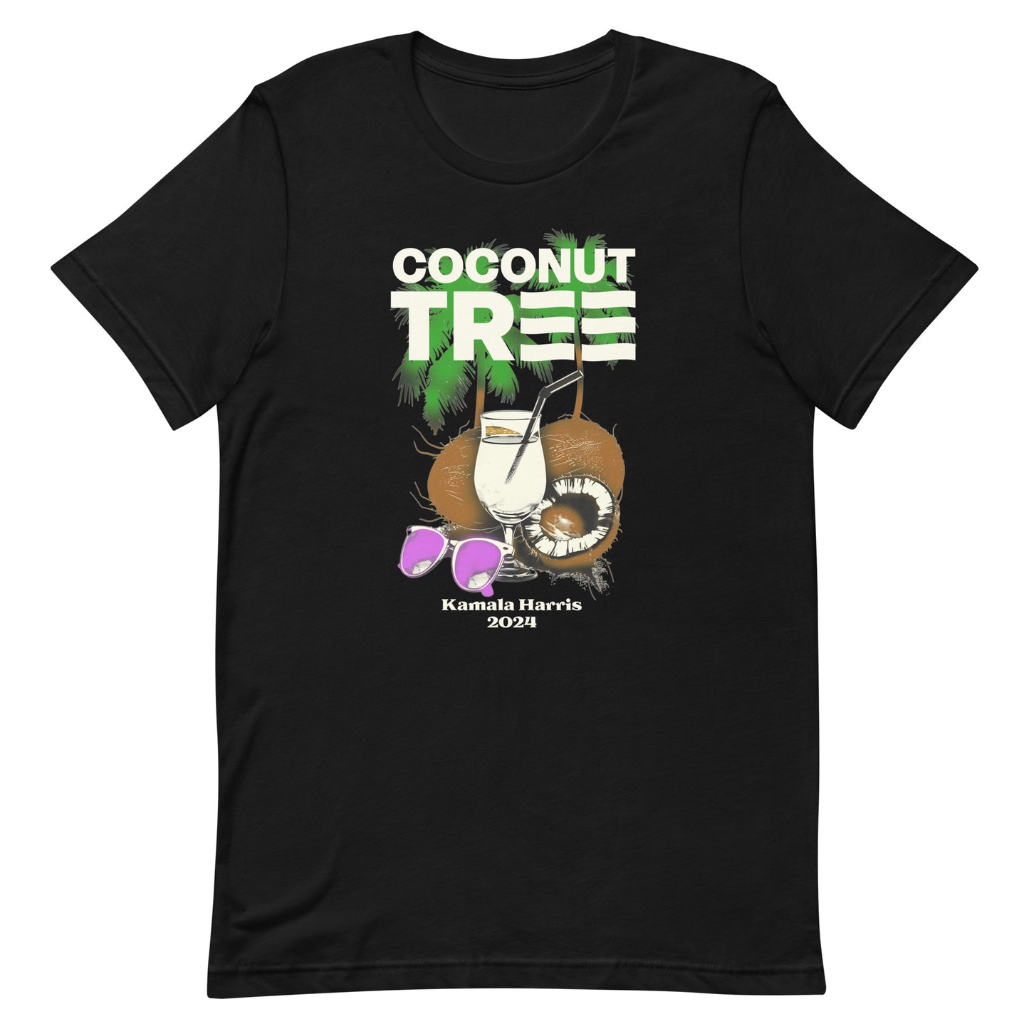 Coconut Tree Kamala Harris 2024 Unisex T-shirt