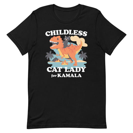 Childless Cat Lady For Kamala Unisex T-shirt