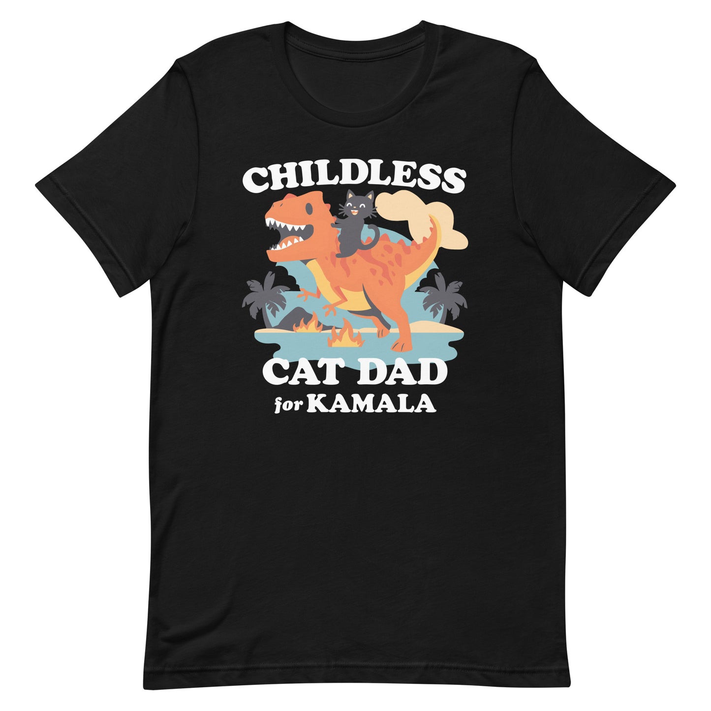 Childless Cat Dad For Kamala Unisex T-shirt