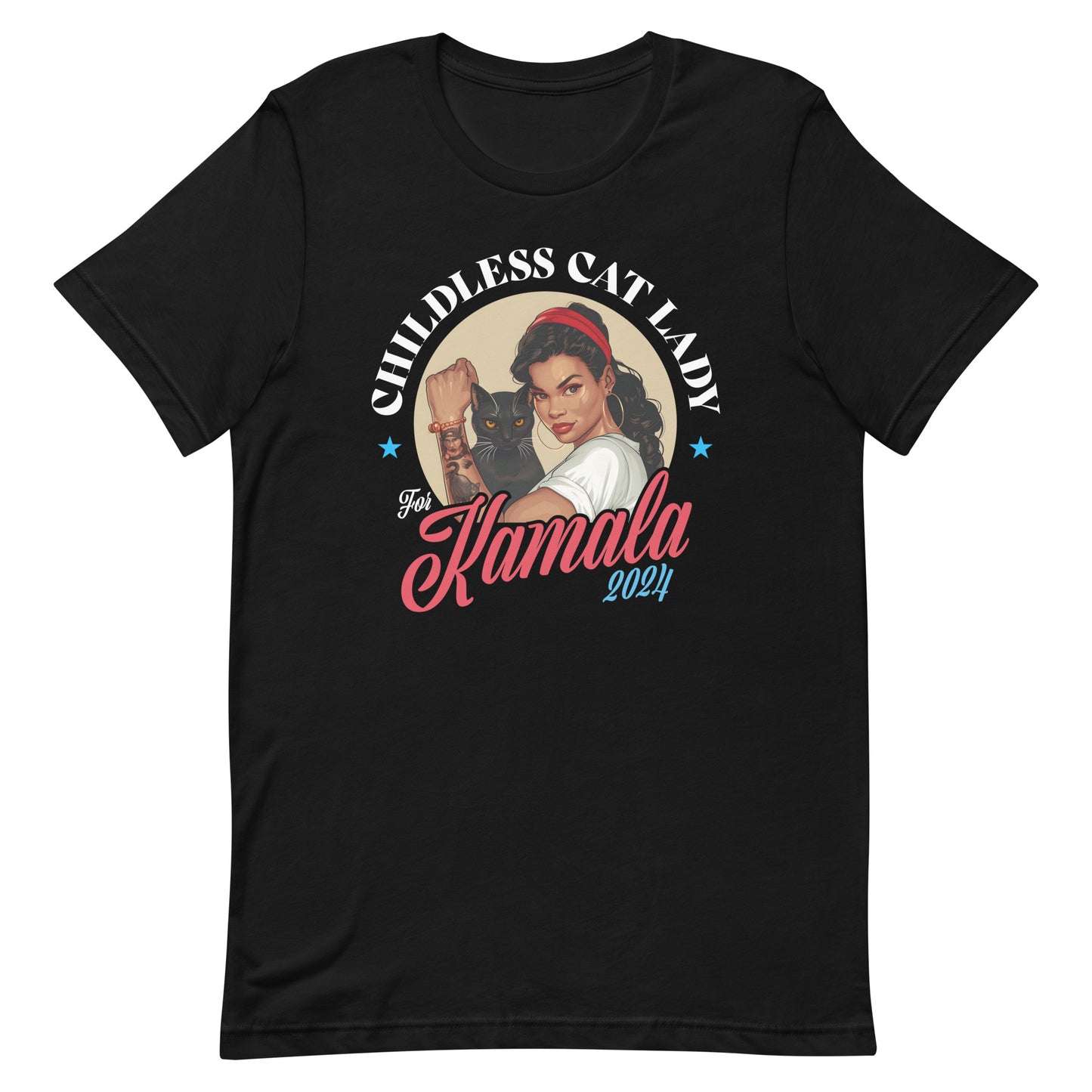 Childless Cat Lady For Kamala Unisex T-shirt