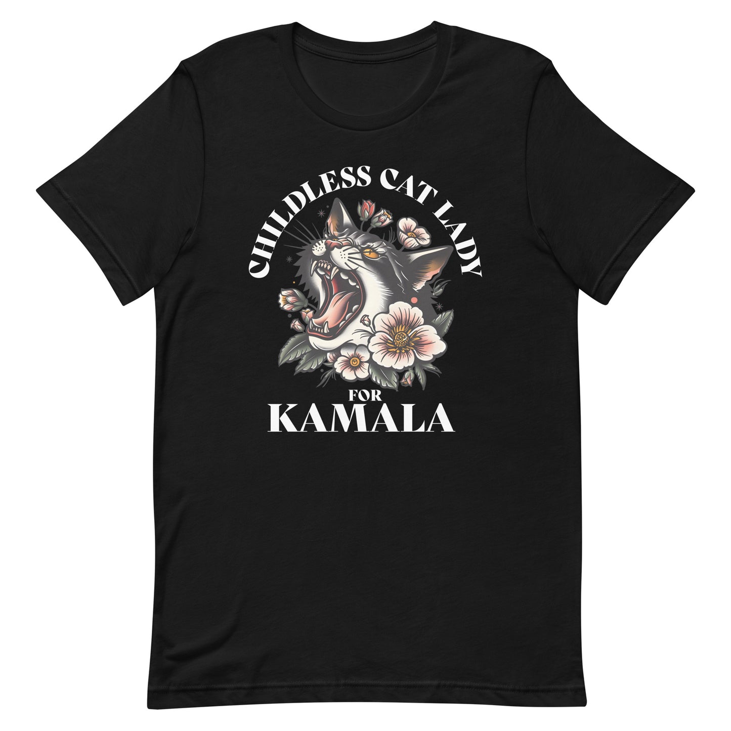 Childless Cat Lady For Kamala Unisex T-shirt