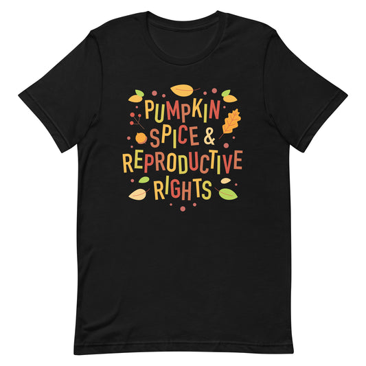 Pumpkin Spice and Reproductive Rights Feminist Halloween Unisex T-Shirt