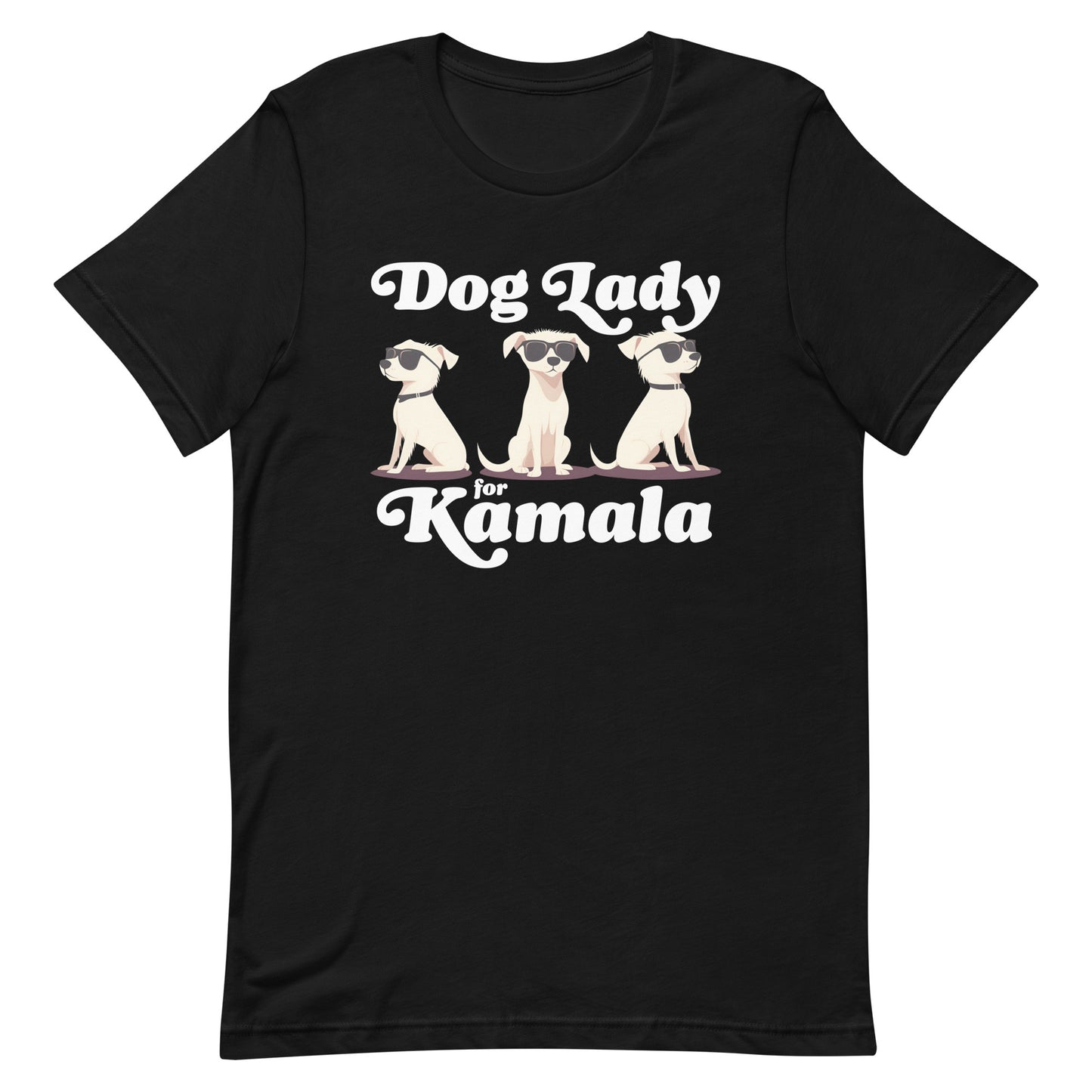 Dog Lady For Kamala Harris Unisex T-Shirt