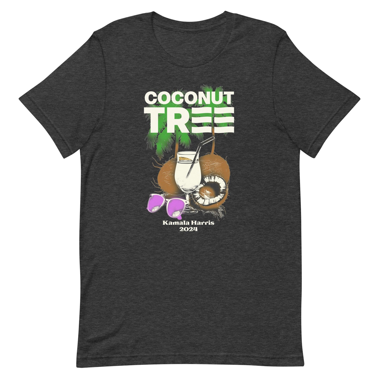 Coconut Tree Kamala Harris 2024 Unisex T-shirt