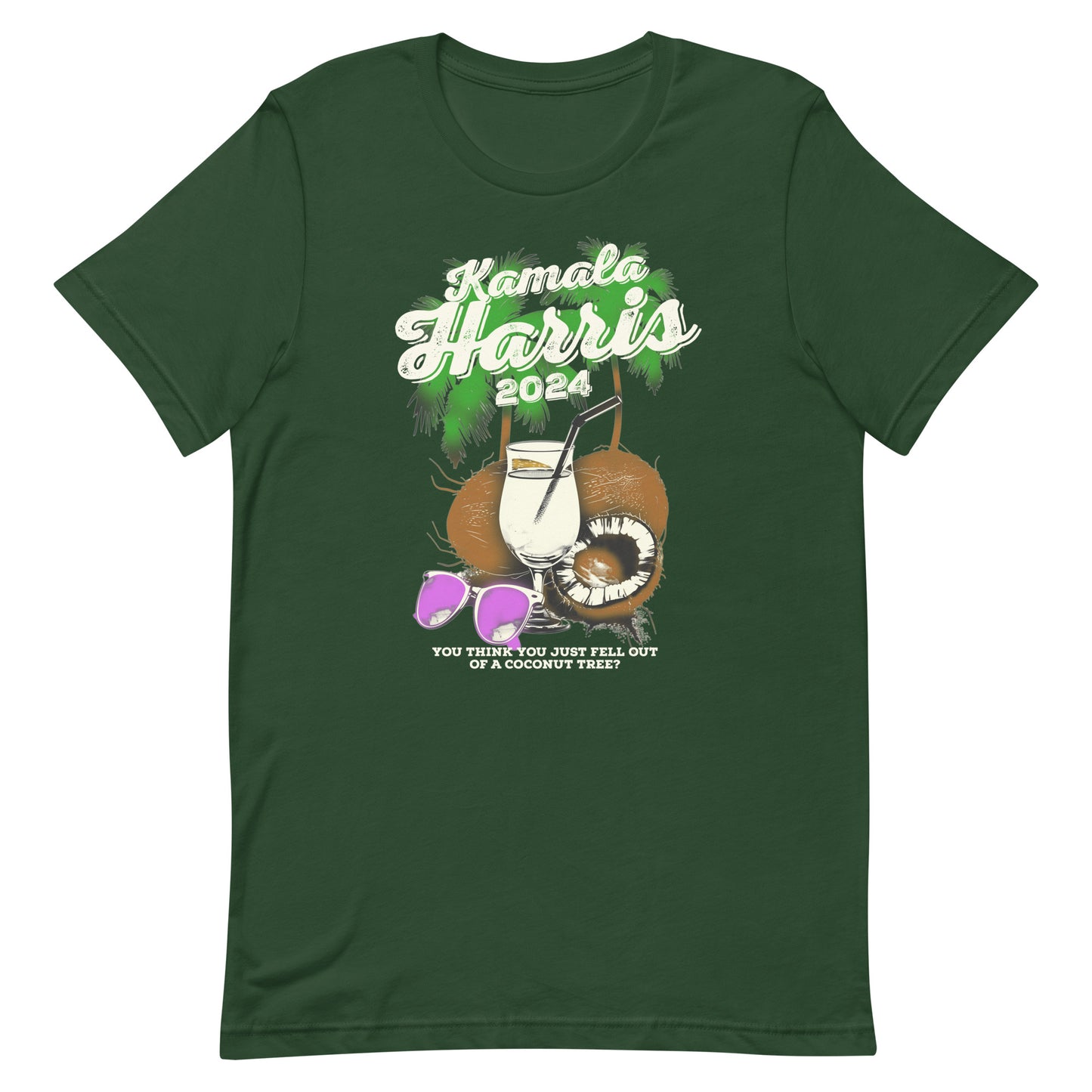 Coconut Tree Kamala Harris 2024 Unisex T-shirt