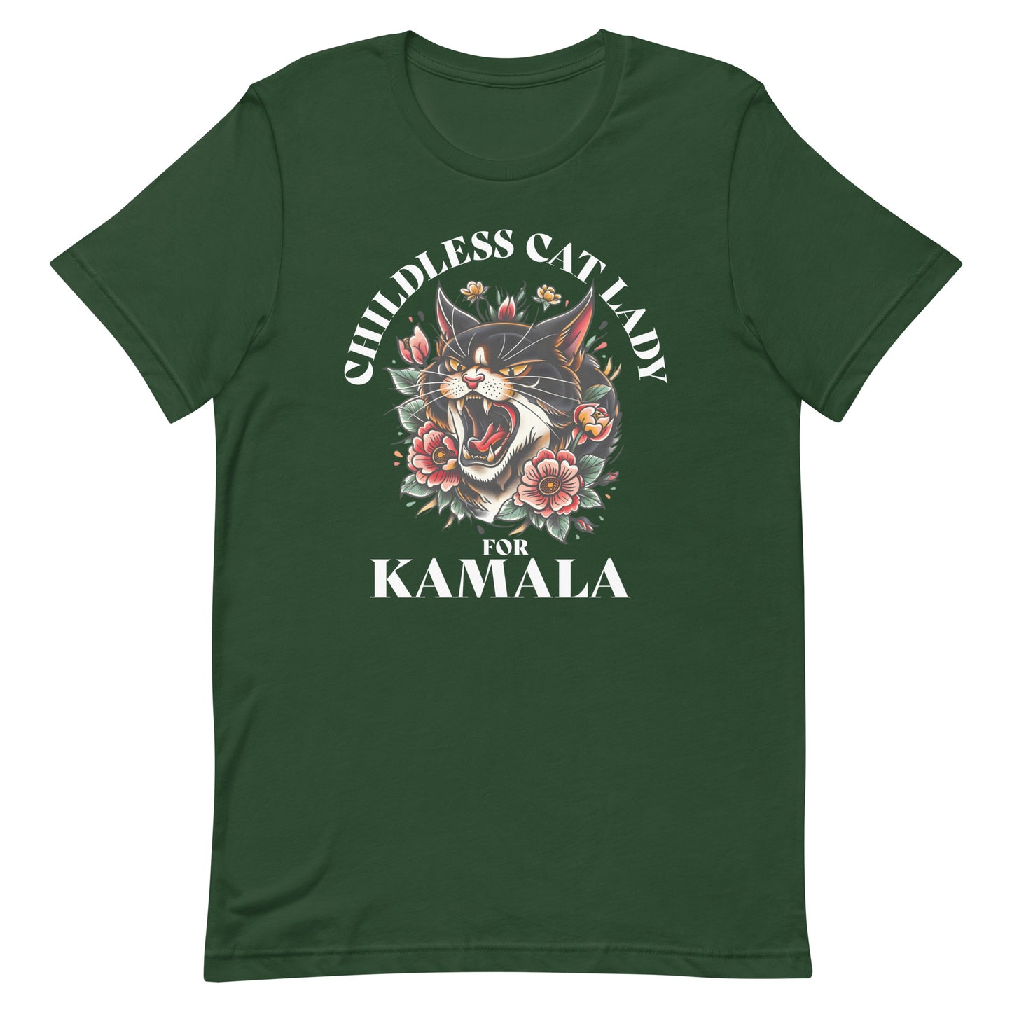 Childless Cat Lady For Kamala Unisex T-shirt