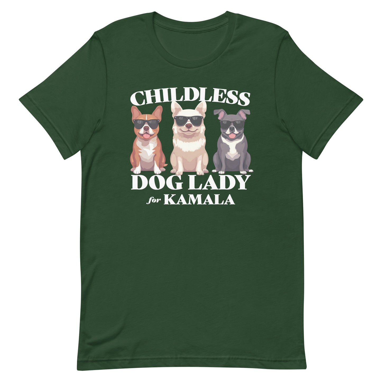 Childless Dog Lady For Kamala T-Shirt Unisex T-Shirt