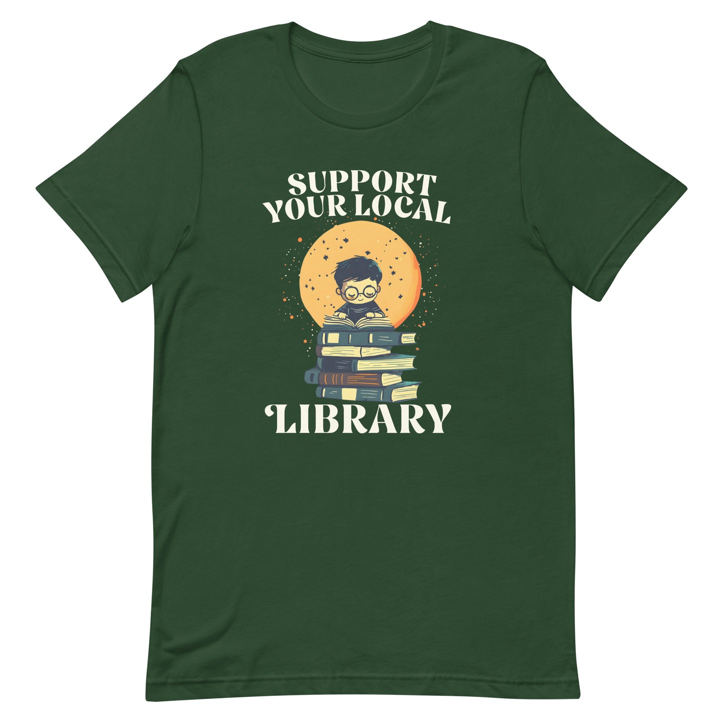 Support Your Local Library Librarian Unisex T-Shirt