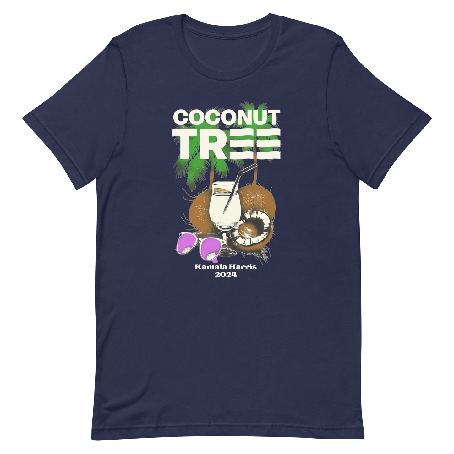 Coconut Tree Kamala Harris 2024 Unisex T-shirt