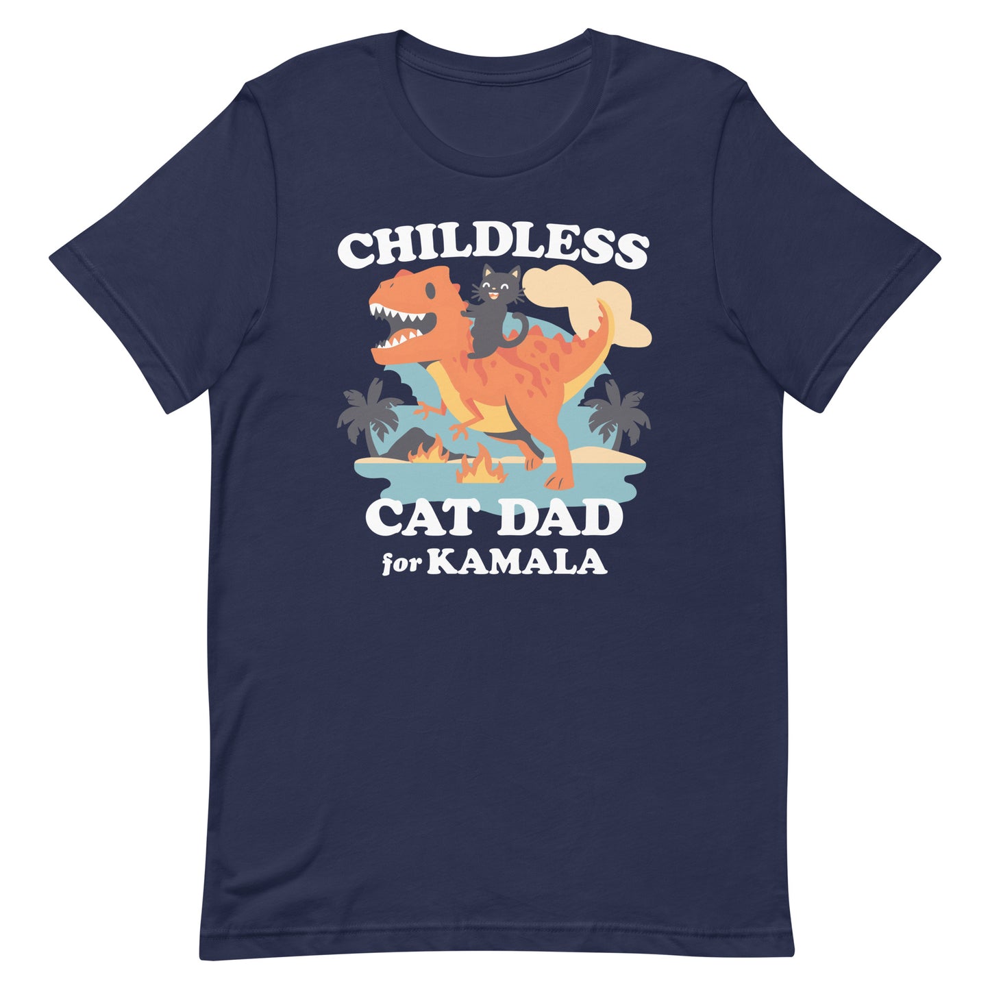 Childless Cat Dad For Kamala Unisex T-shirt