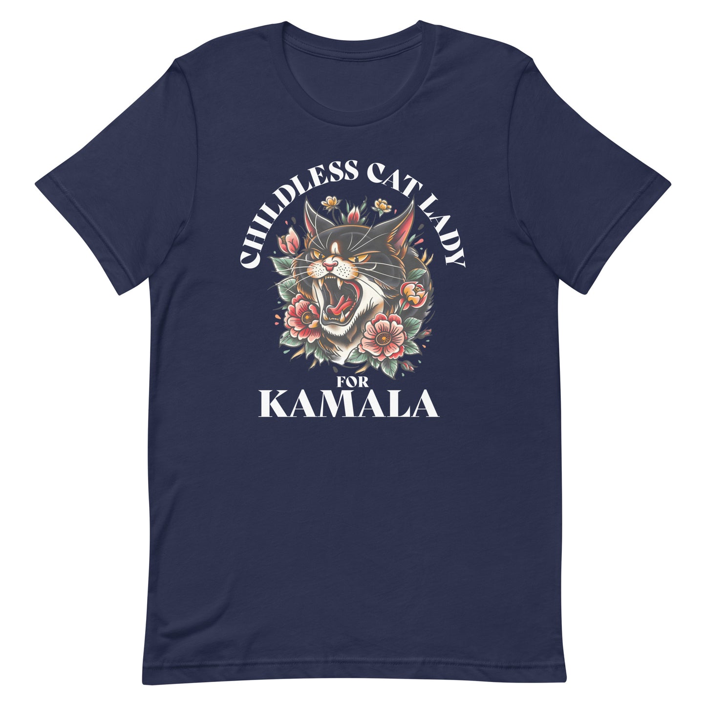 Childless Cat Lady For Kamala Unisex T-shirt