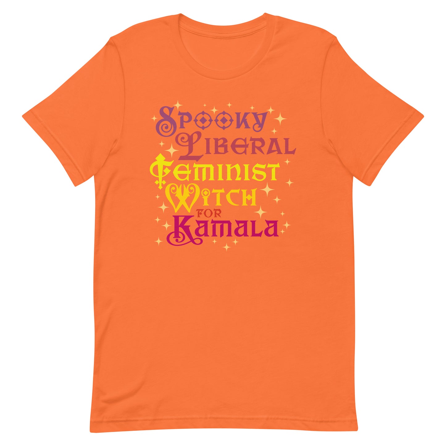 Spooky Liberal Feminist Witch For Kamala Harris Feminist Halloween Unisex T-Shirt