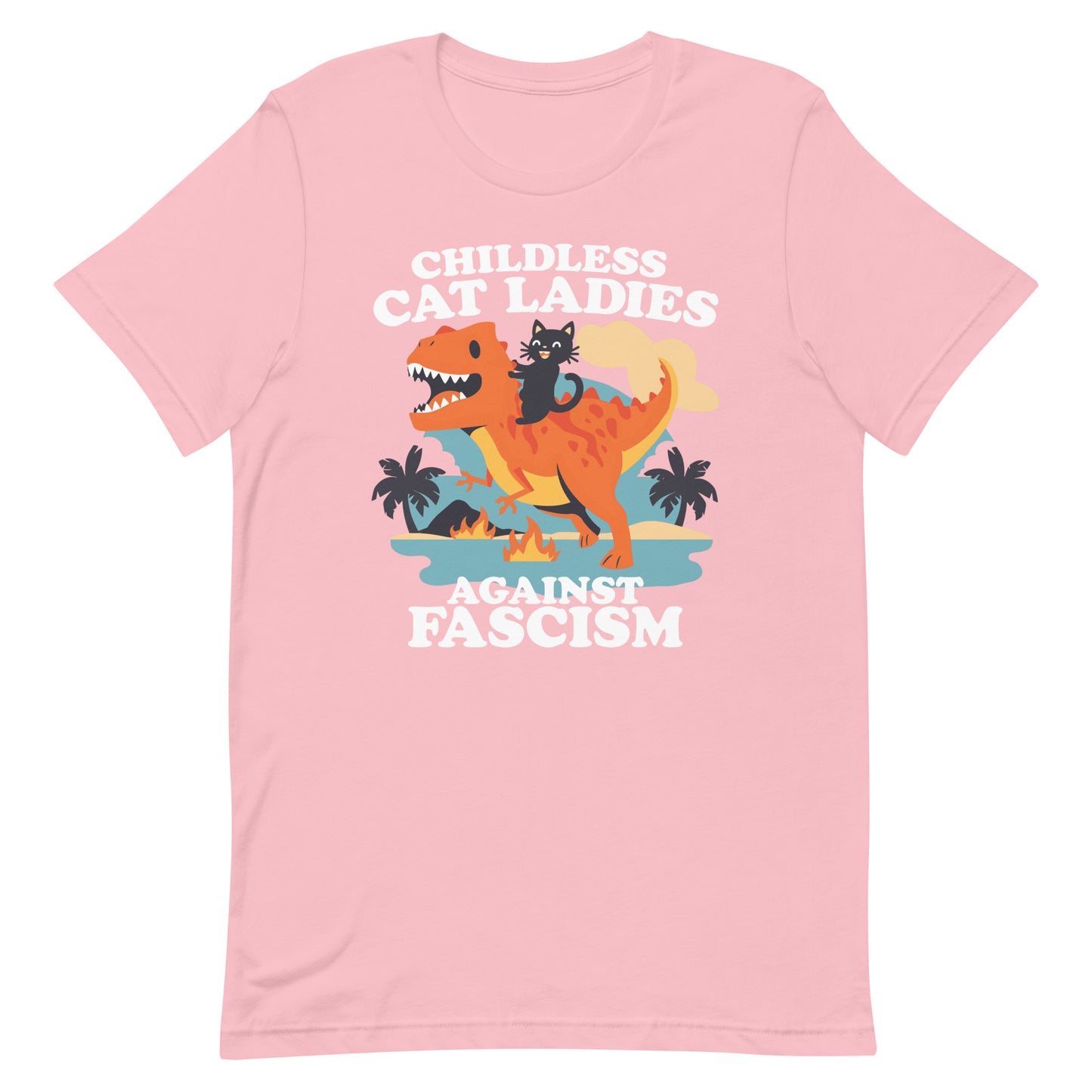 Childless Cat Ladies Against Fascism Unisex T-shirt