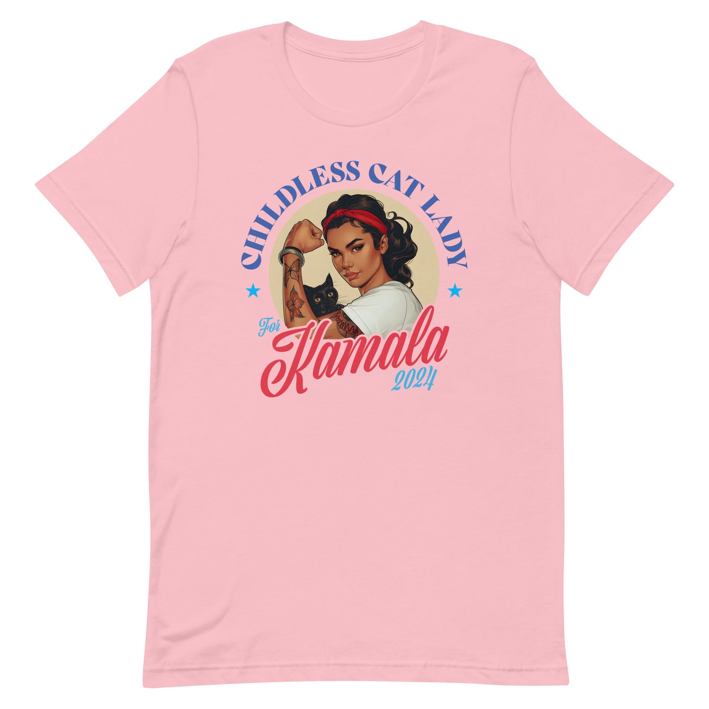 Childless Cat Lady For Kamala Unisex T-shirt