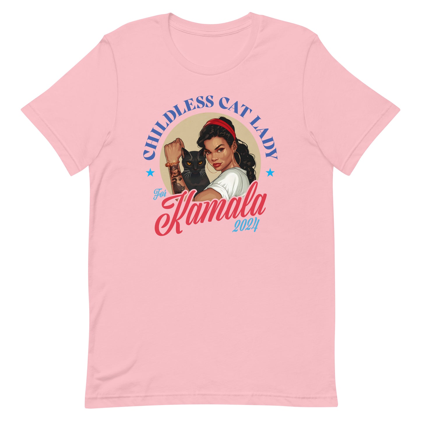 Childless Cat Lady For Kamala Unisex T-shirt