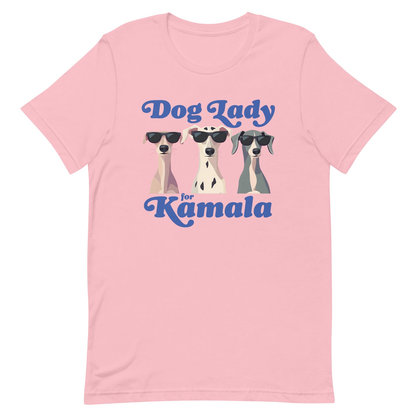 Dog Lady For Kamala Harris Unisex T-Shirt