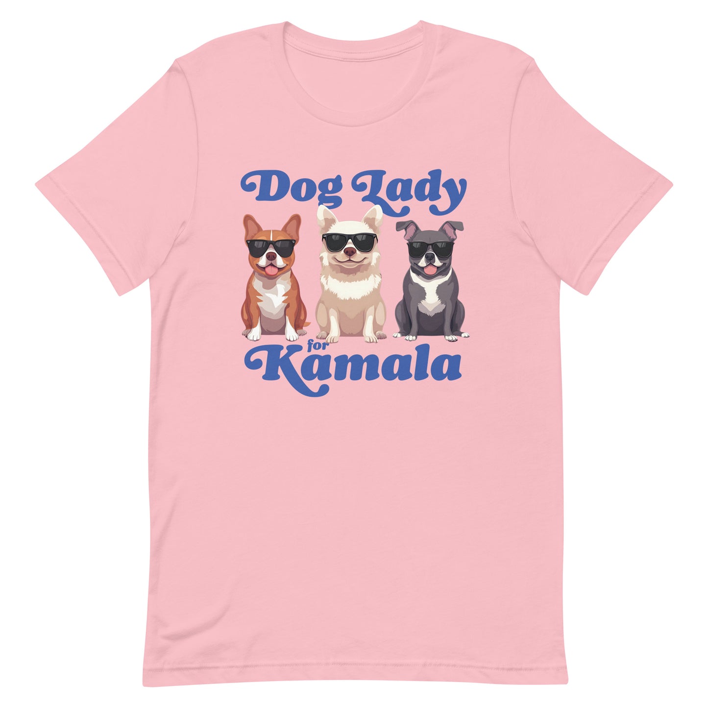 Dog Lady For Kamala Harris Unisex T-Shirt