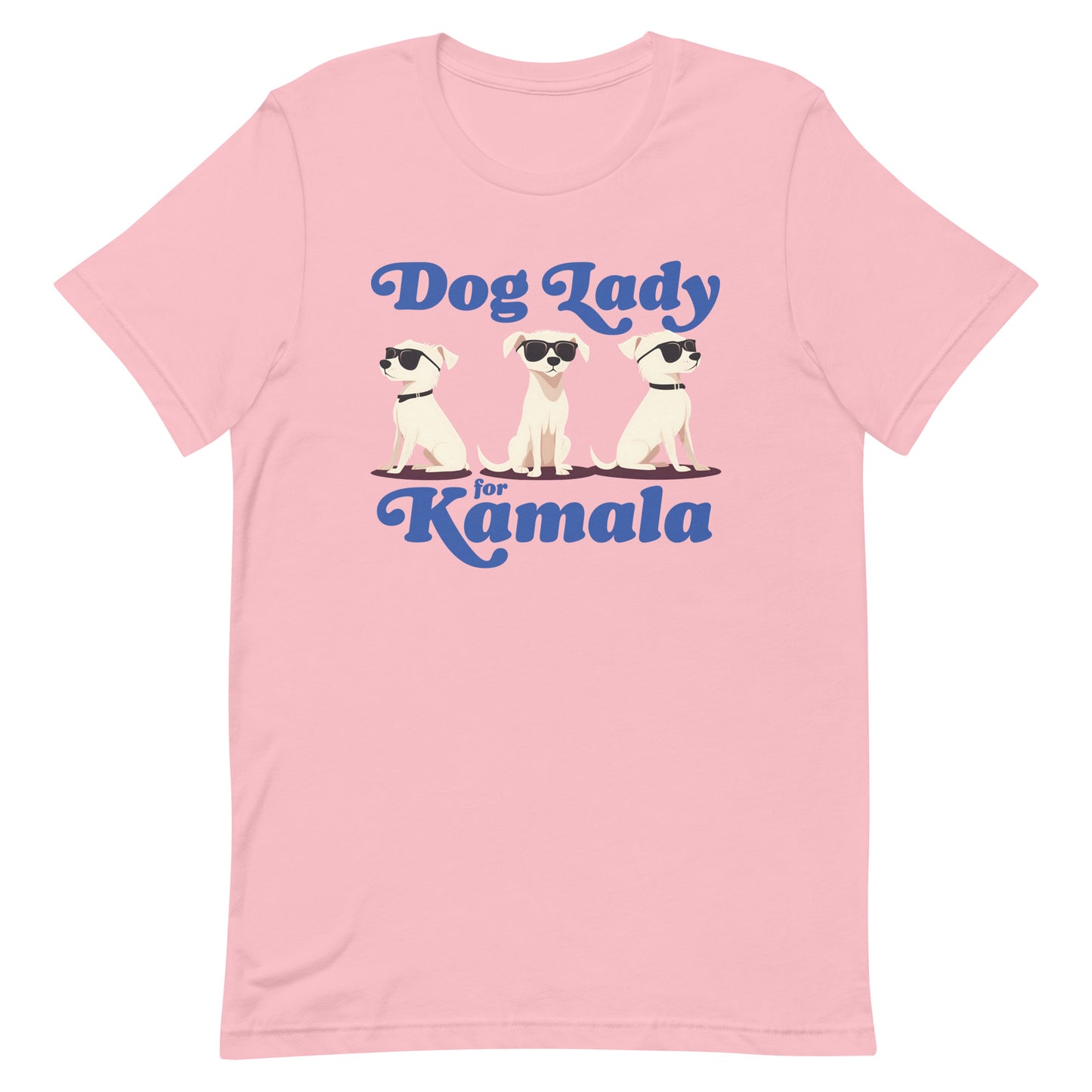 Dog Lady For Kamala Harris Unisex T-Shirt