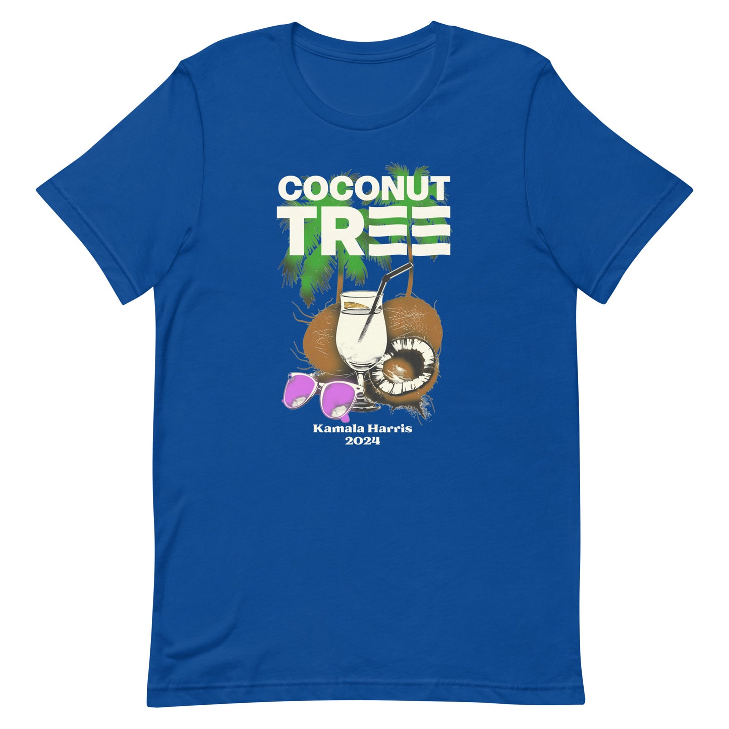 Coconut Tree Kamala Harris 2024 Unisex T-shirt