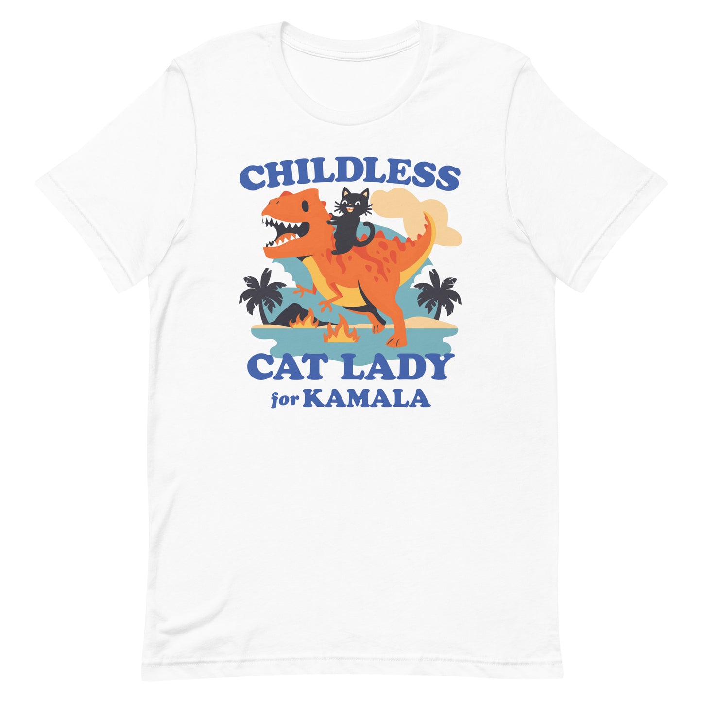 Childless Cat Lady For Kamala Unisex T-shirt