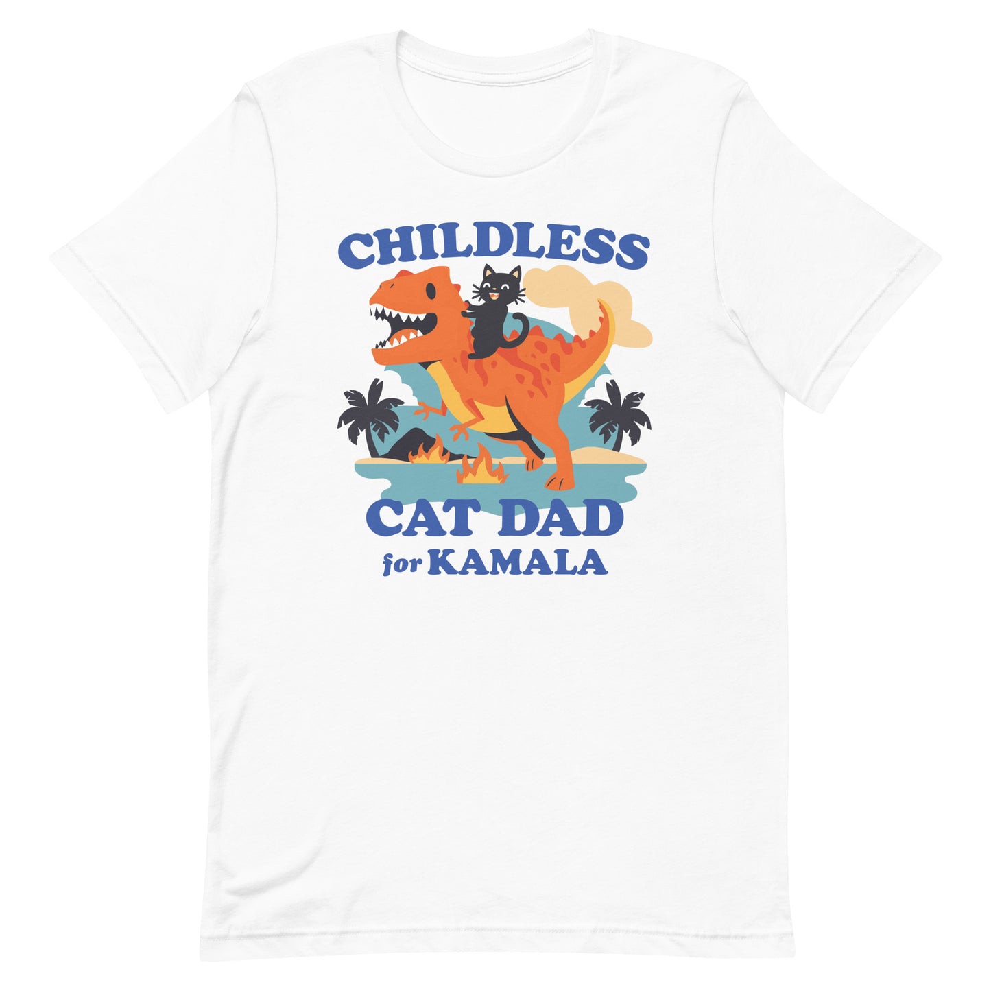 Childless Cat Dad For Kamala Unisex T-shirt