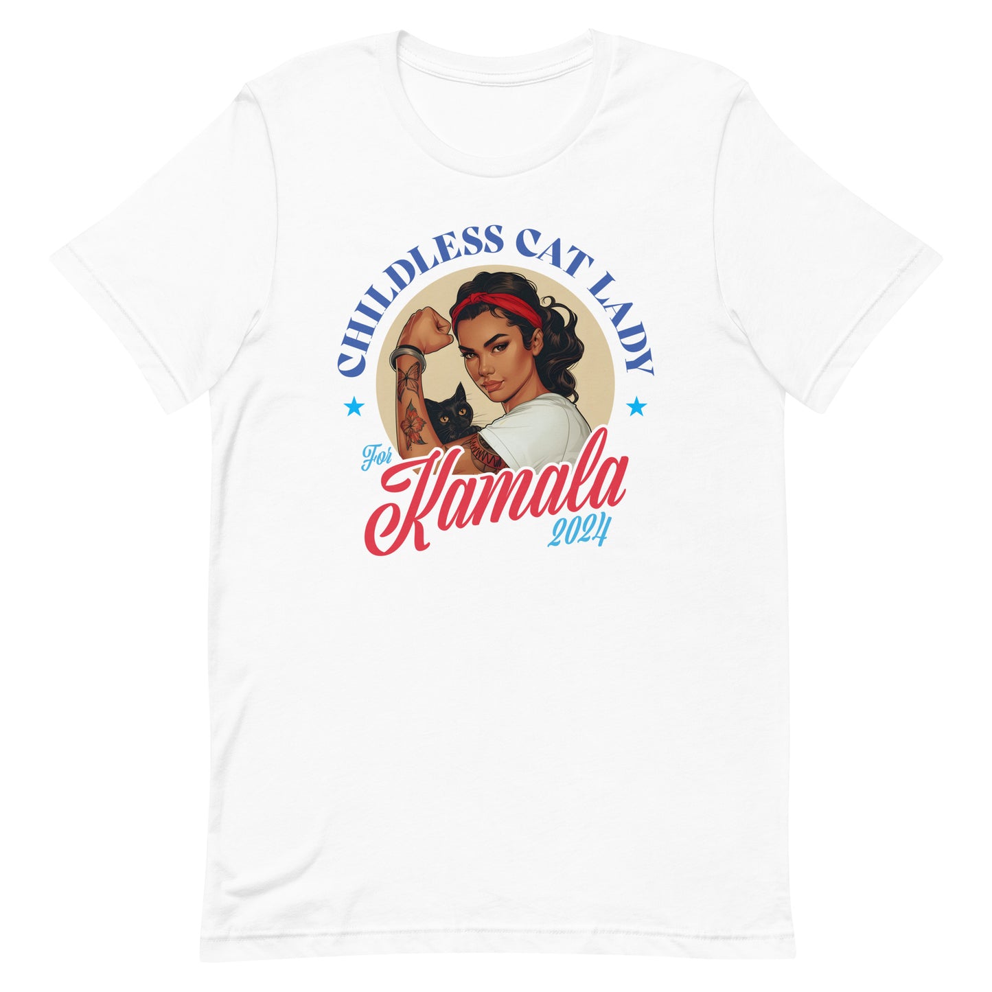 Childless Cat Lady For Kamala Unisex T-shirt