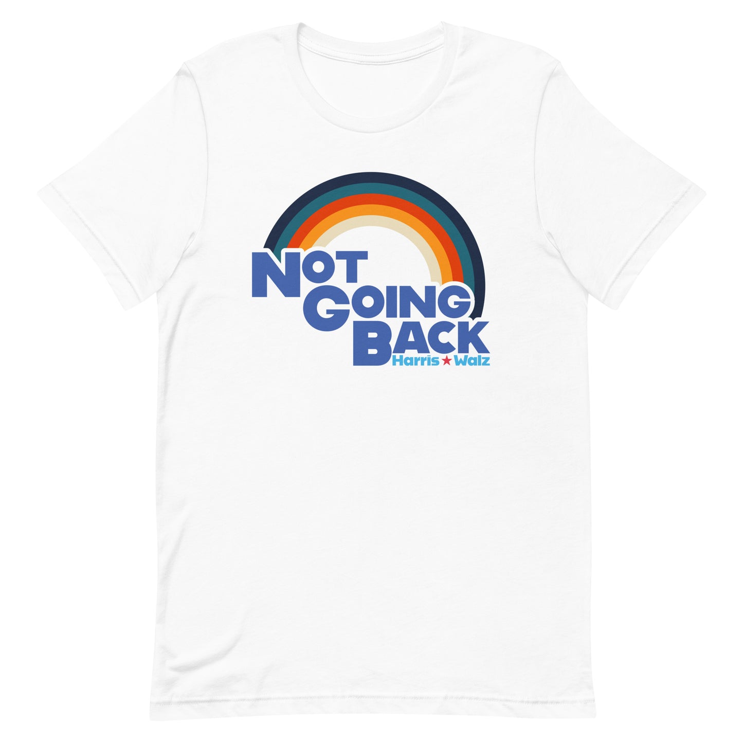 Not Going Back Kamala Harris Tim Walz Unisex T-Shirt