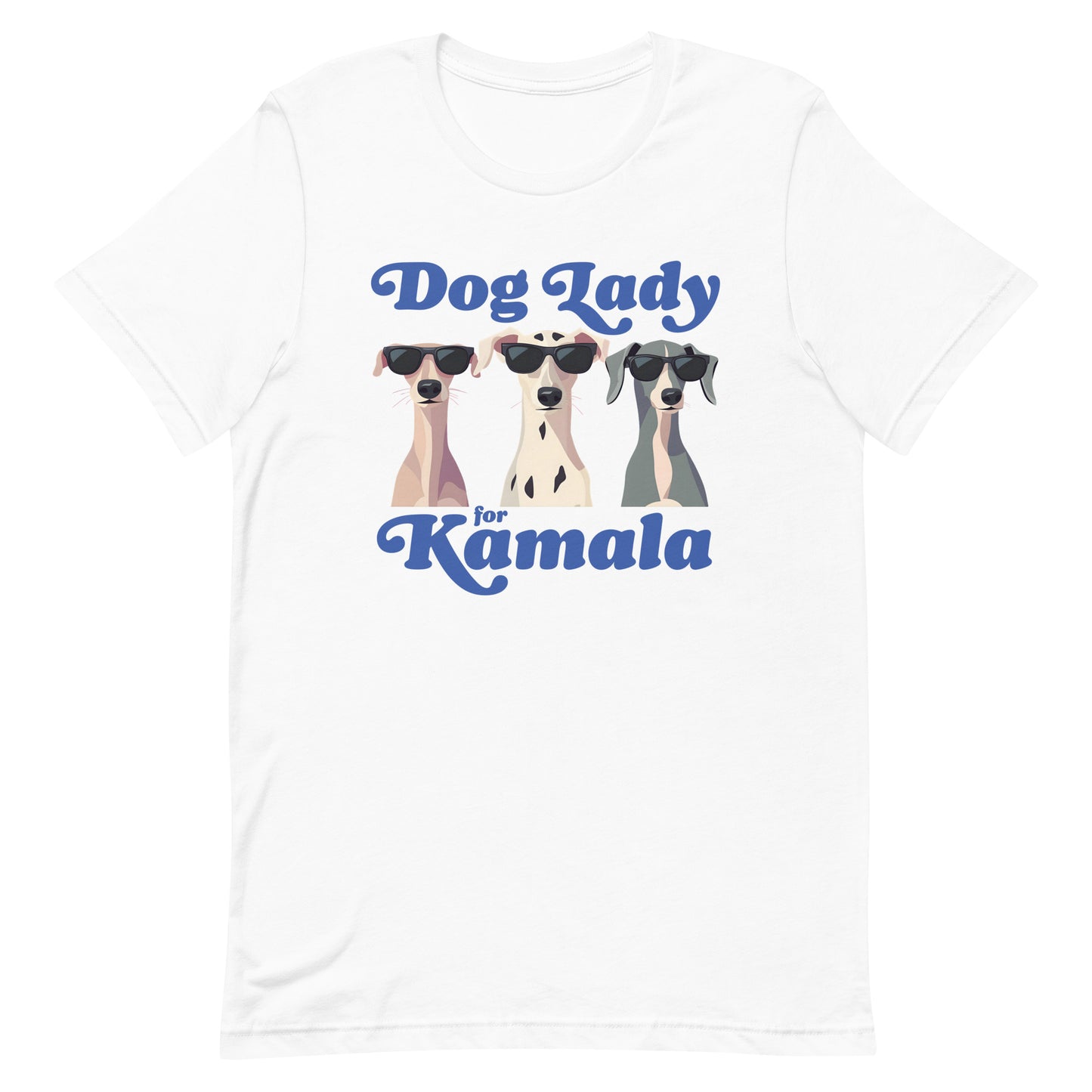 Dog Lady For Kamala Harris Unisex T-Shirt