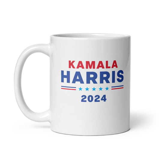 Kamala Harris 2024 Mug White Glossy Mug