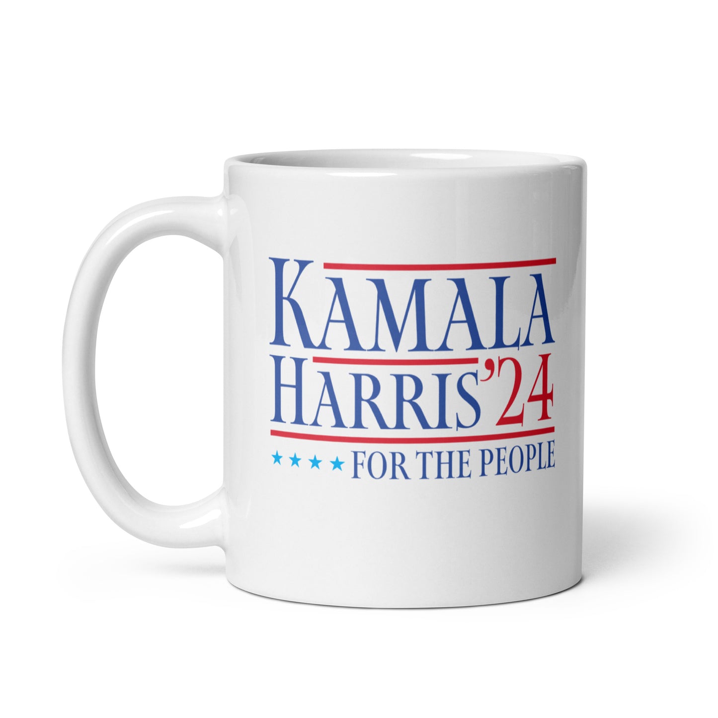 Kamala Harris For The People Kamala Harris 2024 White Glossy Mug