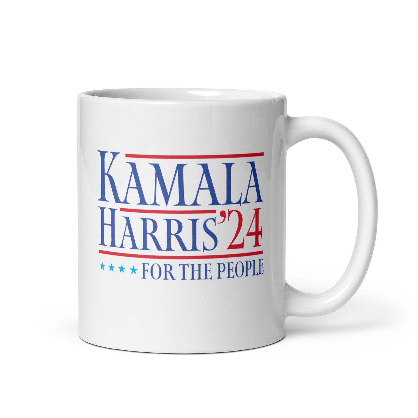 Kamala Harris For The People Kamala Harris 2024 White Glossy Mug