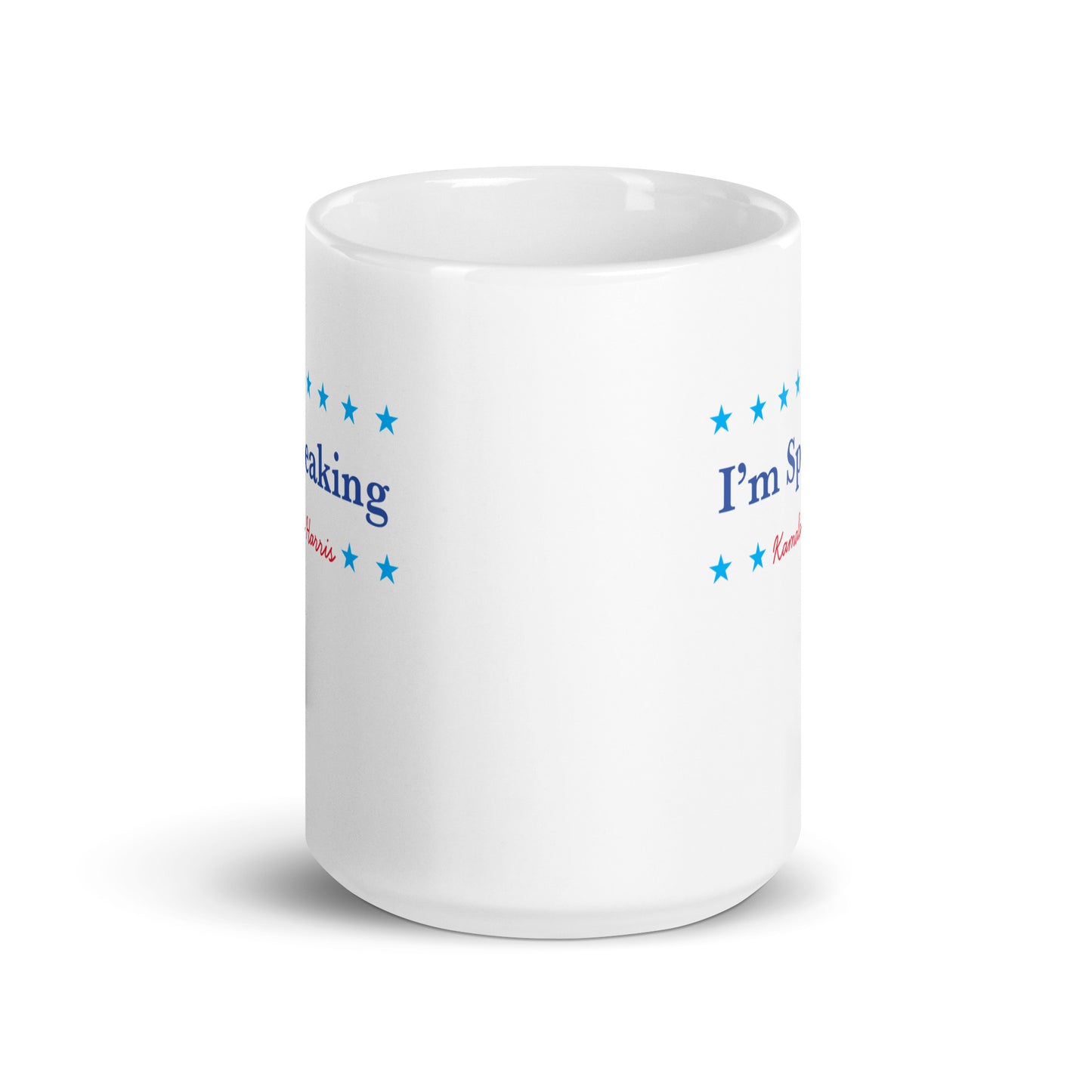 Kamala-Harris-I’m-Speaking White Glossy Mug