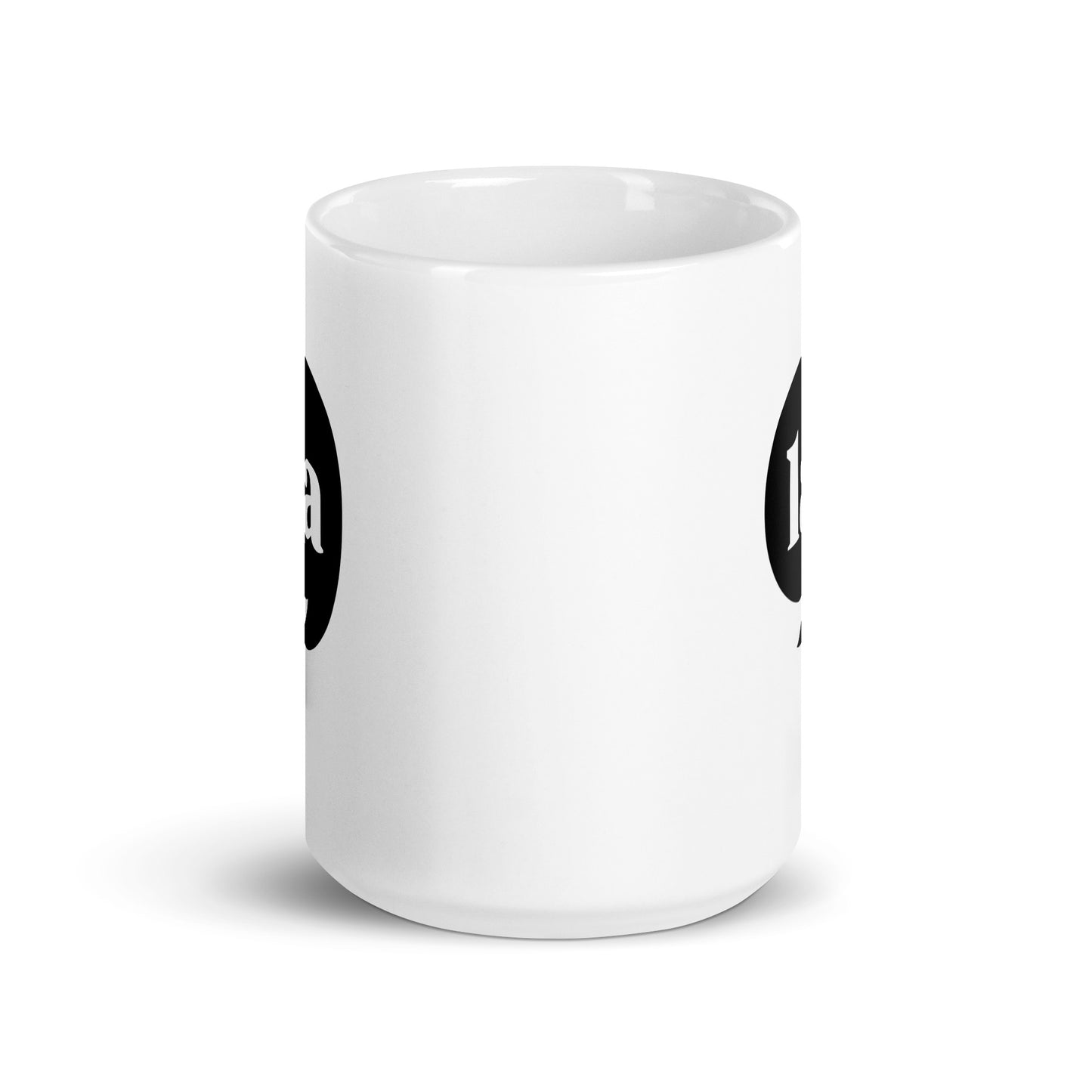 Comma La Kamala Harris White Glossy Mug