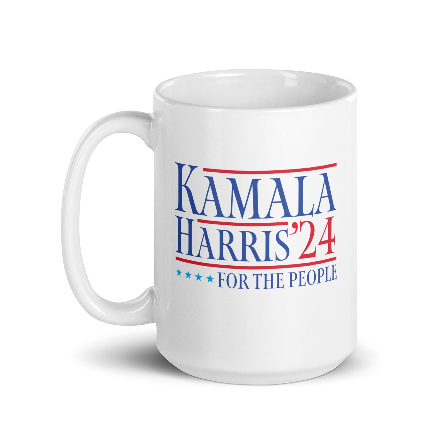 Kamala Harris For The People Kamala Harris 2024 White Glossy Mug