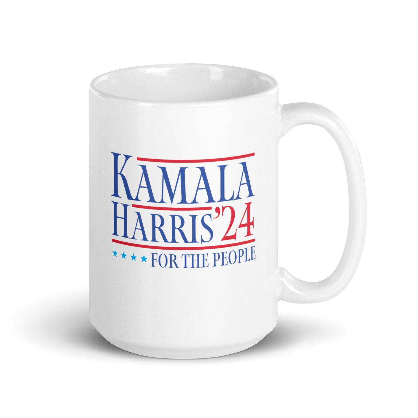 Kamala Harris For The People Kamala Harris 2024 White Glossy Mug